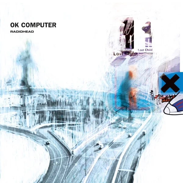 OK Computer by Radiohead, album cover
